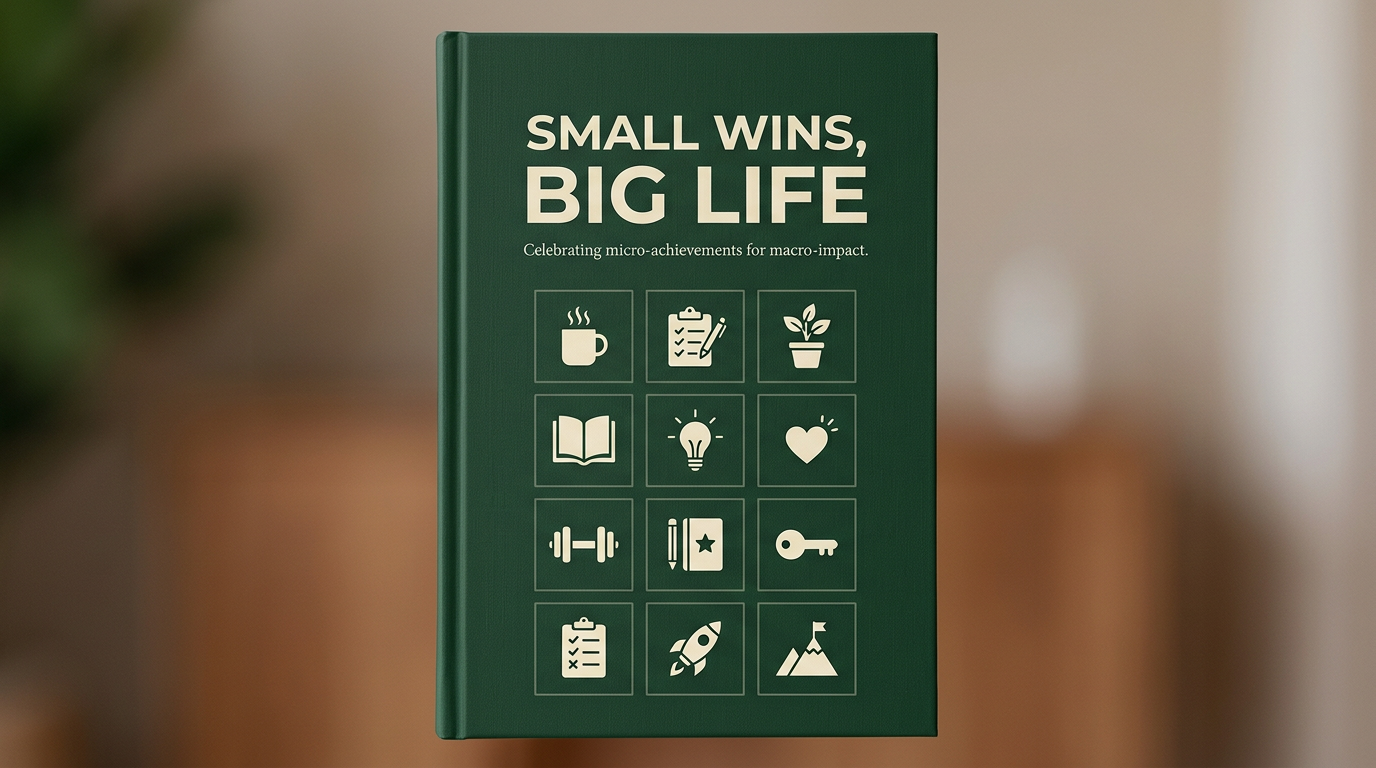Small Wins, Big Life — sample cover style